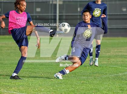 Thumbnail 2 in Animo Leadership vs Loyola (Scrimmage) photogallery.