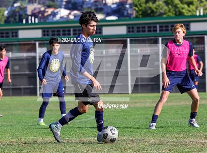 Thumbnail 3 in Animo Leadership vs Loyola (Scrimmage) photogallery.