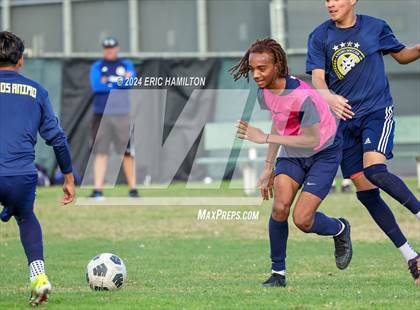 Thumbnail 2 in Animo Leadership vs Loyola (Scrimmage) photogallery.