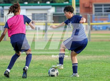 Thumbnail 3 in Animo Leadership vs Loyola (Scrimmage) photogallery.