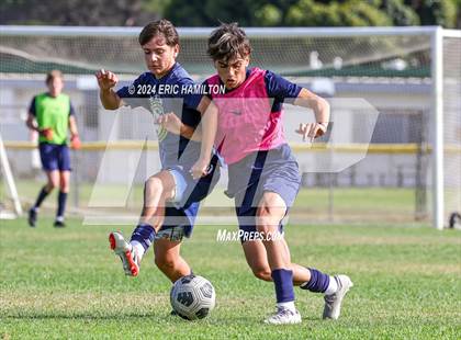 Thumbnail 2 in Animo Leadership vs Loyola (Scrimmage) photogallery.