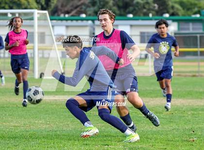 Thumbnail 2 in Animo Leadership vs Loyola (Scrimmage) photogallery.