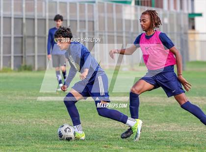 Thumbnail 2 in Animo Leadership vs Loyola (Scrimmage) photogallery.