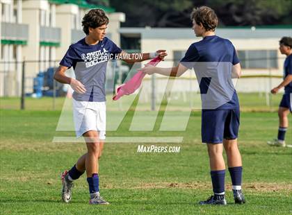 Thumbnail 3 in Animo Leadership vs Loyola (Scrimmage) photogallery.