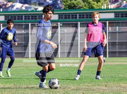 Thumbnail 2 in Animo Leadership vs Loyola (Scrimmage) photogallery.