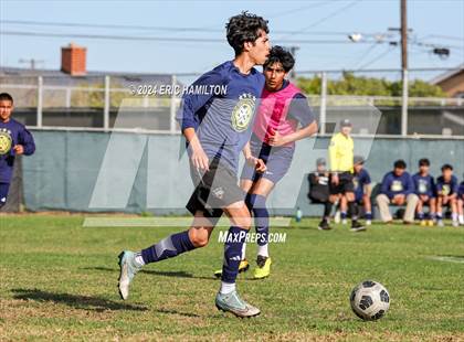 Thumbnail 2 in Animo Leadership vs Loyola (Scrimmage) photogallery.