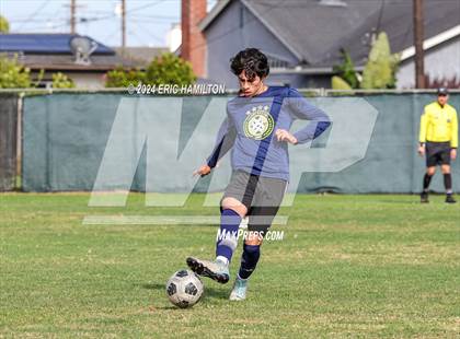 Thumbnail 3 in Animo Leadership vs Loyola (Scrimmage) photogallery.