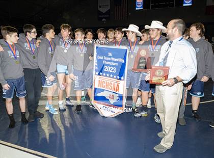 Thumbnail 3 in Foard vs Union Pines (NCHSAA 3A Dual Team State Championships - Awards)  photogallery.