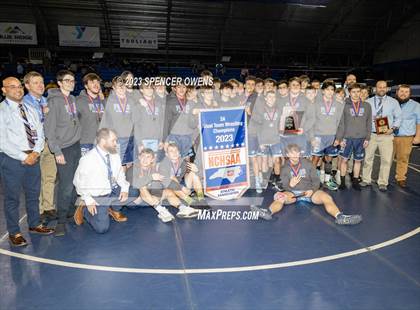 Thumbnail 2 in Foard vs Union Pines (NCHSAA 3A Dual Team State Championships - Awards)  photogallery.