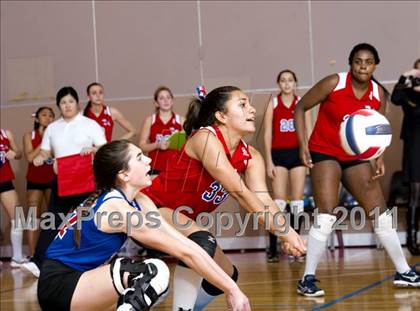 Thumbnail 1 in St. Francis Prep vs Archbishop Molloy photogallery.