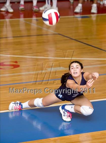 Thumbnail 2 in St. Francis Prep vs Archbishop Molloy photogallery.