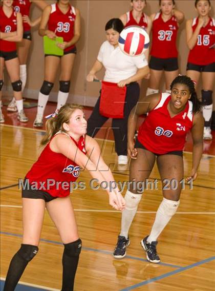 Thumbnail 2 in St. Francis Prep vs Archbishop Molloy photogallery.