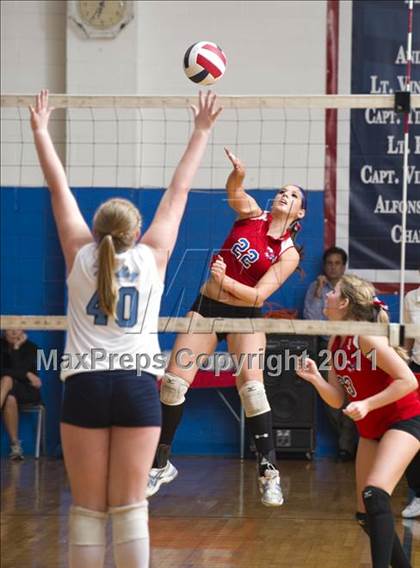 Thumbnail 2 in St. Francis Prep vs Archbishop Molloy photogallery.
