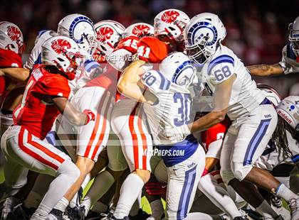 Thumbnail 2 in Alief Elsik vs. Katy (UIL Football 6A D1 Region III Bi-District Playoff) photogallery.