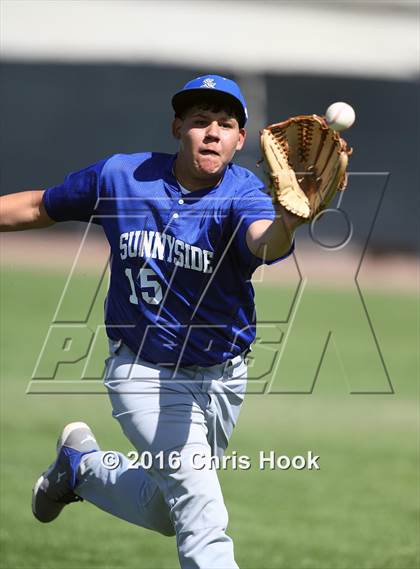Thumbnail 1 in Sunnyside vs. Salpointe Catholic (Lancer Baseball Classic) photogallery.