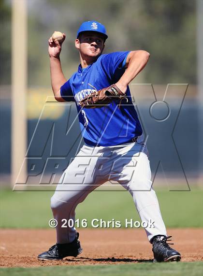 Thumbnail 3 in Sunnyside vs. Salpointe Catholic (Lancer Baseball Classic) photogallery.