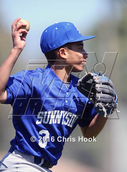 Thumbnail 3 in Sunnyside vs. Salpointe Catholic (Lancer Baseball Classic) photogallery.