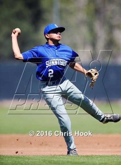 Thumbnail 3 in Sunnyside vs. Salpointe Catholic (Lancer Baseball Classic) photogallery.