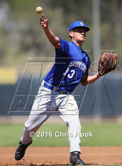 Thumbnail 1 in Sunnyside vs. Salpointe Catholic (Lancer Baseball Classic) photogallery.