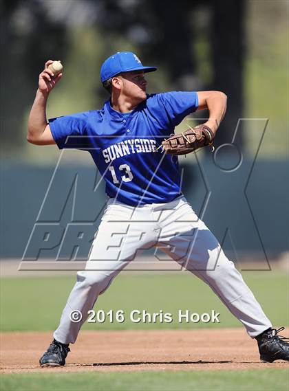 Thumbnail 2 in Sunnyside vs. Salpointe Catholic (Lancer Baseball Classic) photogallery.