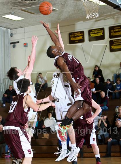 Thumbnail 2 in Scarsdale vs Clarkstown South (Coaches vs Cancer Tip Off Classic) photogallery.