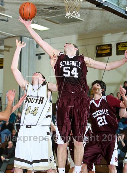 Thumbnail 2 in Scarsdale vs Clarkstown South (Coaches vs Cancer Tip Off Classic) photogallery.