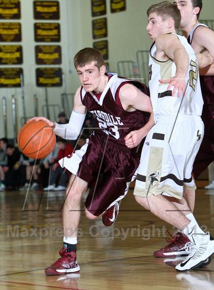 Thumbnail 1 in Scarsdale vs Clarkstown South (Coaches vs Cancer Tip Off Classic) photogallery.