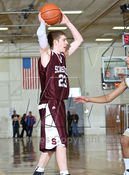 Thumbnail 3 in Scarsdale vs Clarkstown South (Coaches vs Cancer Tip Off Classic) photogallery.