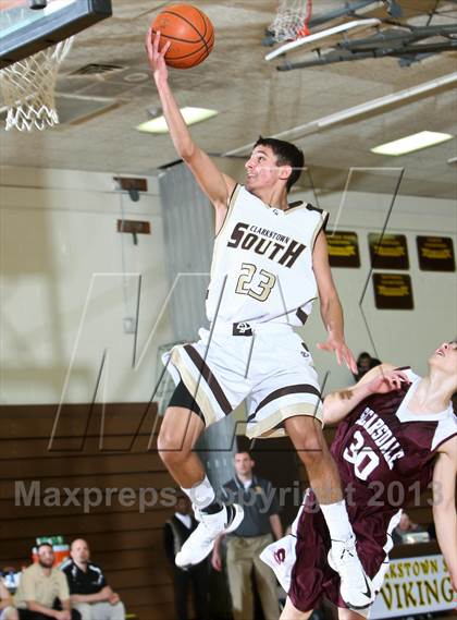 Thumbnail 2 in Scarsdale vs Clarkstown South (Coaches vs Cancer Tip Off Classic) photogallery.