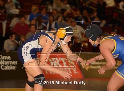 Thumbnail 1 in CIF State Girls Wrestling Championships (Semifinals) photogallery.