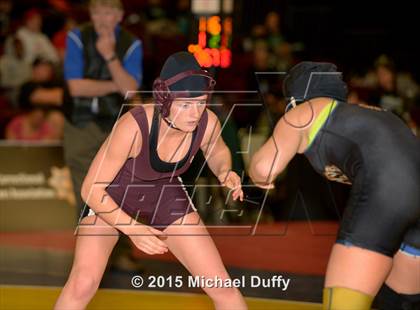 Thumbnail 3 in CIF State Girls Wrestling Championships (Semifinals) photogallery.
