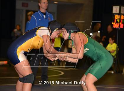 Thumbnail 3 in CIF State Girls Wrestling Championships (Semifinals) photogallery.
