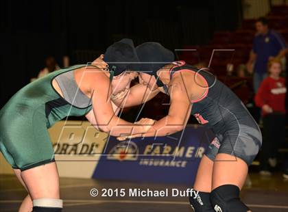 Thumbnail 3 in CIF State Girls Wrestling Championships (Semifinals) photogallery.