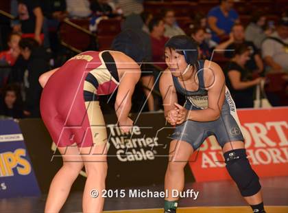 Thumbnail 1 in CIF State Girls Wrestling Championships (Semifinals) photogallery.