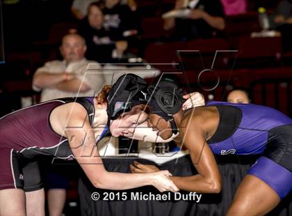 Thumbnail 1 in CIF State Girls Wrestling Championships (Semifinals) photogallery.
