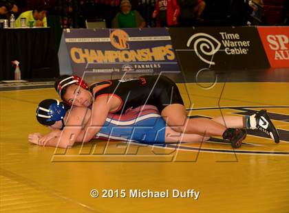 Thumbnail 2 in CIF State Girls Wrestling Championships (Semifinals) photogallery.