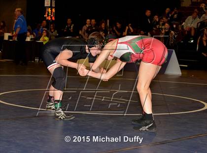 Thumbnail 2 in CIF State Girls Wrestling Championships (Semifinals) photogallery.