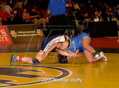 Thumbnail 1 in CIF State Girls Wrestling Championships (Semifinals) photogallery.