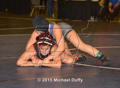 Thumbnail 3 in CIF State Girls Wrestling Championships (Semifinals) photogallery.