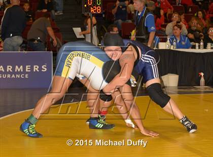 Thumbnail 3 in CIF State Girls Wrestling Championships (Semifinals) photogallery.