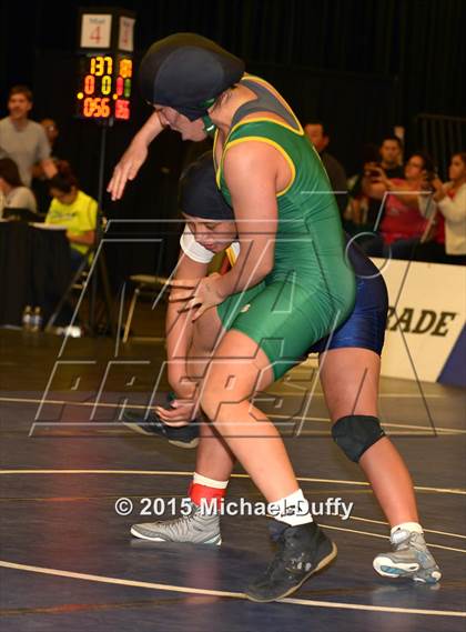 Thumbnail 3 in CIF State Girls Wrestling Championships (Semifinals) photogallery.