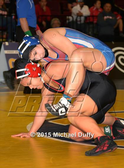 Thumbnail 1 in CIF State Girls Wrestling Championships (Semifinals) photogallery.