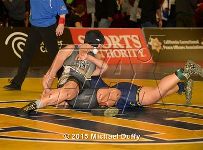 Thumbnail 2 in CIF State Girls Wrestling Championships (Semifinals) photogallery.