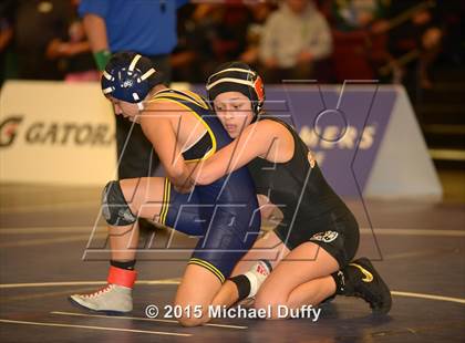 Thumbnail 2 in CIF State Girls Wrestling Championships (Semifinals) photogallery.