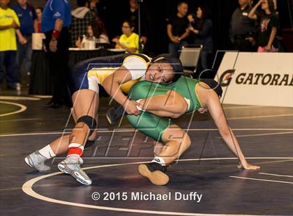 Thumbnail 2 in CIF State Girls Wrestling Championships (Semifinals) photogallery.