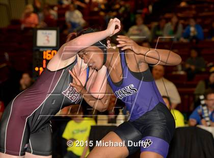 Thumbnail 1 in CIF State Girls Wrestling Championships (Semifinals) photogallery.