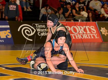 Thumbnail 1 in CIF State Girls Wrestling Championships (Semifinals) photogallery.