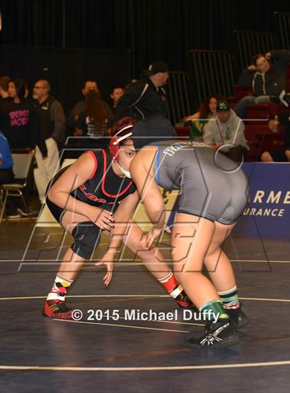 Thumbnail 3 in CIF State Girls Wrestling Championships (Semifinals) photogallery.