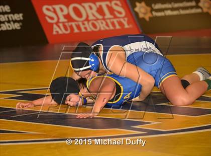 Thumbnail 3 in CIF State Girls Wrestling Championships (Semifinals) photogallery.