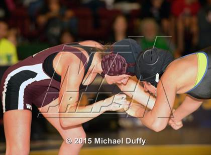 Thumbnail 1 in CIF State Girls Wrestling Championships (Semifinals) photogallery.